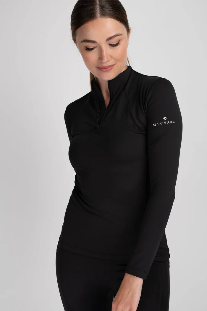Mochara Technical Base Layer in Black RECYCLED