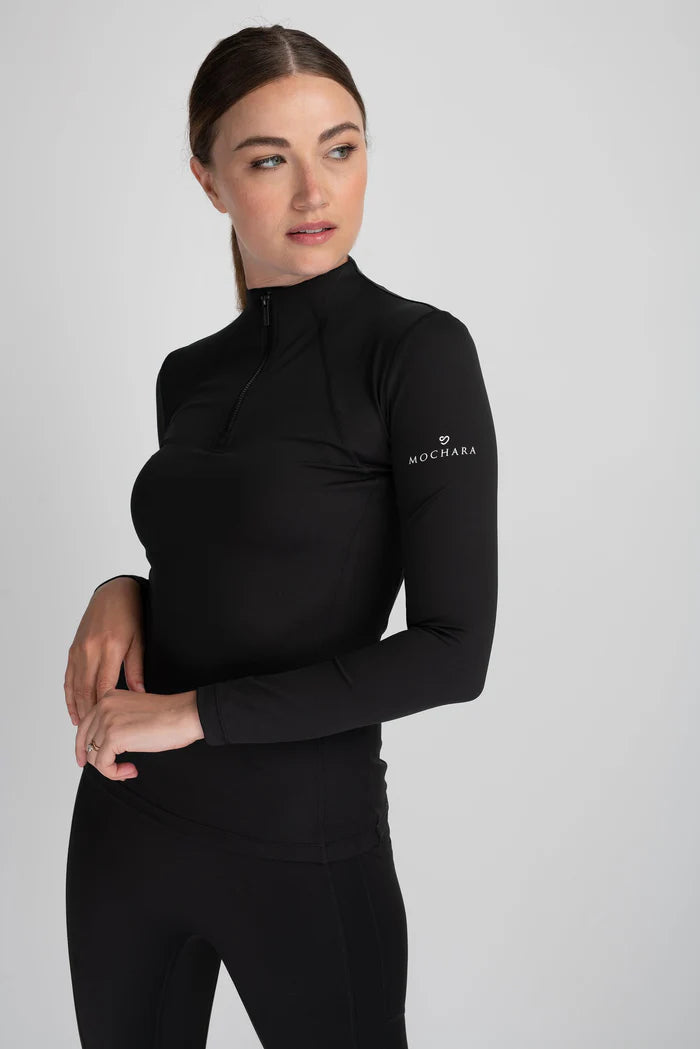 Mochara Technical Base Layer in Black RECYCLED