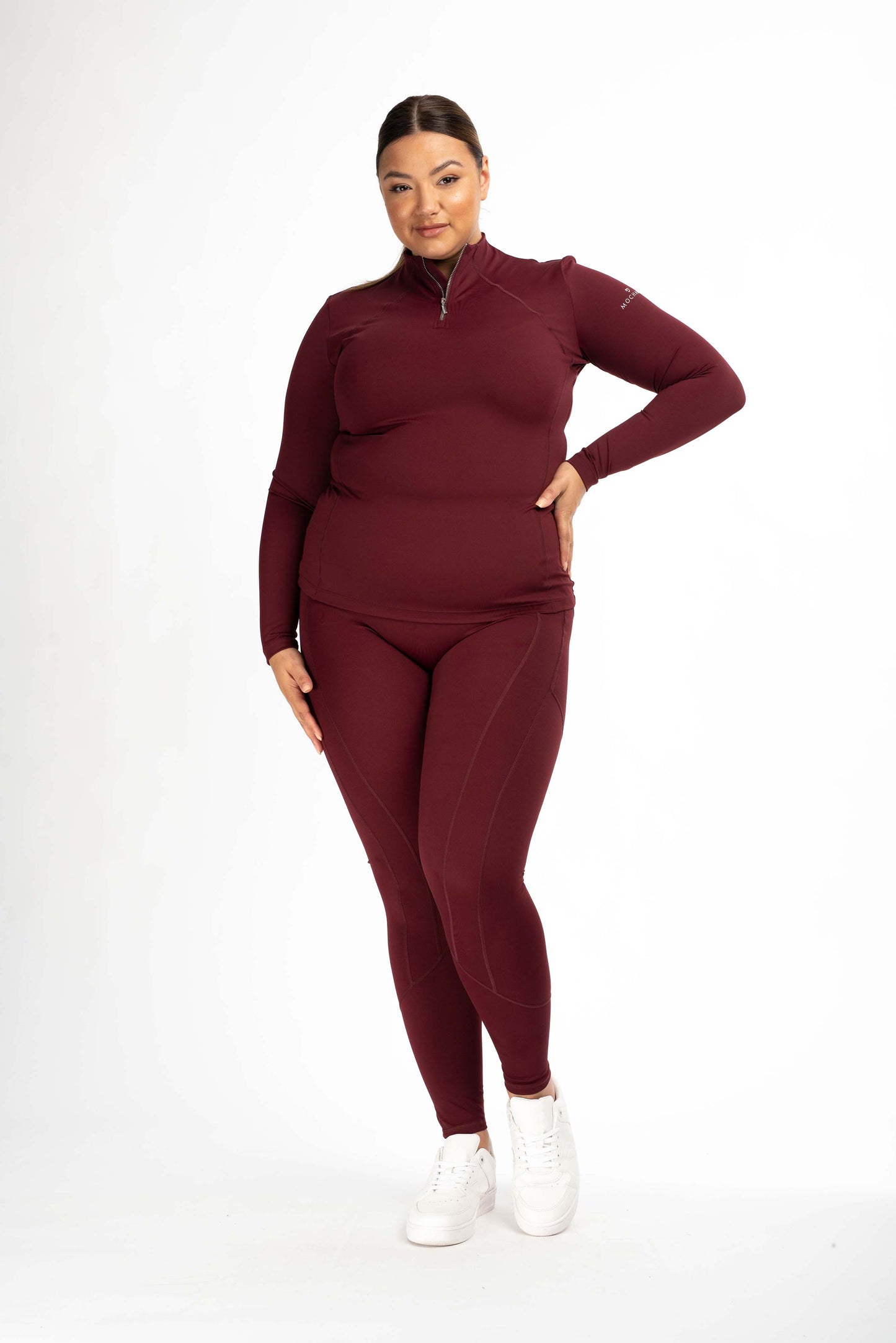 Mochara Technical Base Layer in Burgundy