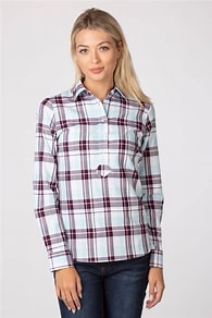 Ladies overhead Shirt in Berry