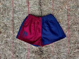 Hexby Claret/Blue Harlequin Shorts