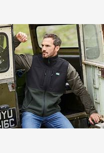 Mens Ridgeline Hybrid Fleece Gilet