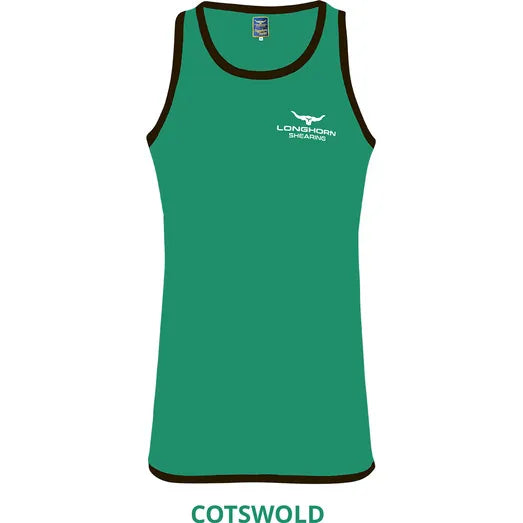 Longhorn Shearing Long Tail Singlet - Cotswold