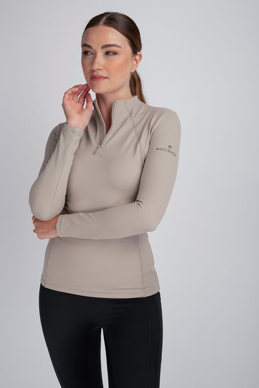 Mochara Technical Base Layer in Taupe