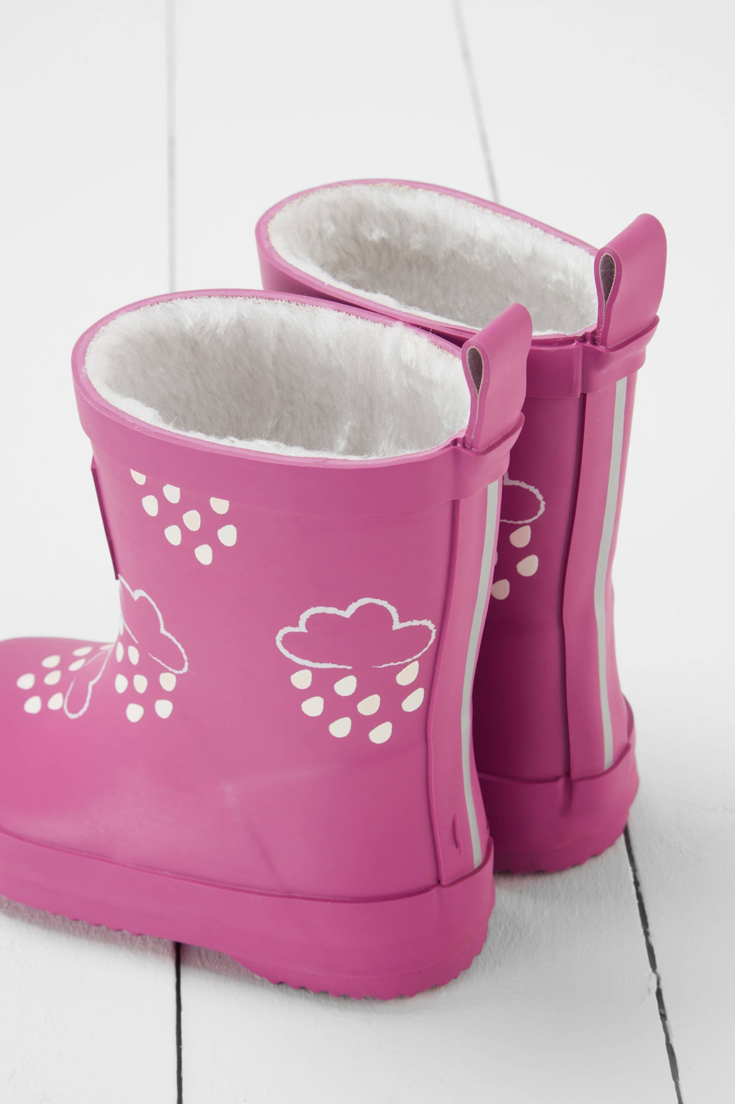 Orchid Pink Colour-Changing Kids Wellies: 9 infant