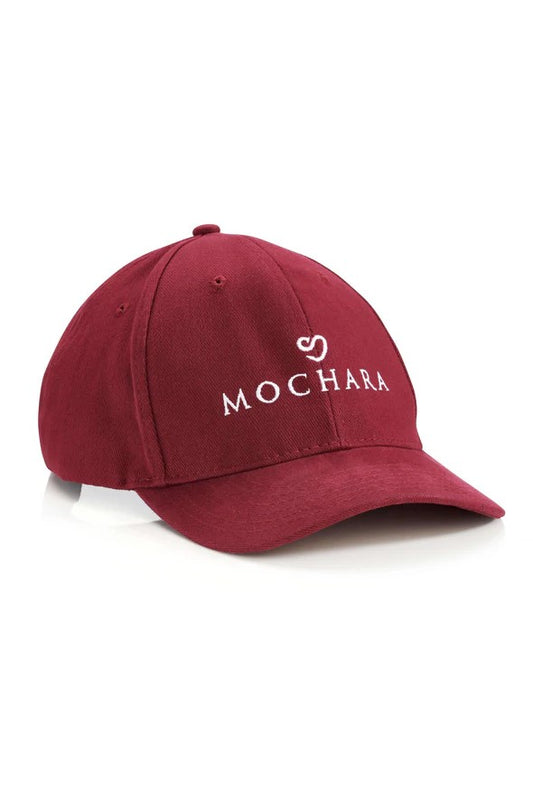 Mochara Baseball Cap in Burgundy