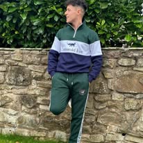 Cotswold Fox Cirencester Quarter Zip in Green