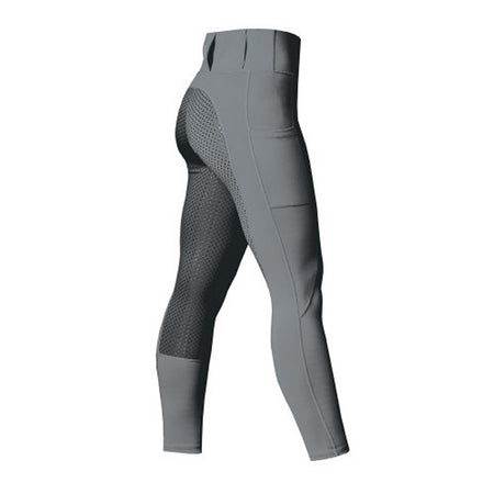 Equetech Aqua Shield Winter Riding Tights in Grey