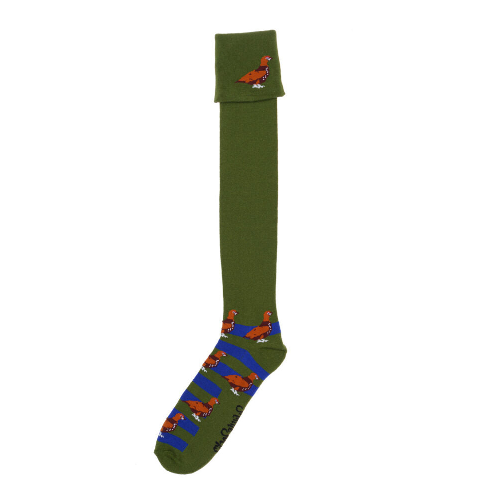 Shuttle Socks Green & Blue Grouse Walking/Shooting Adult 8-12