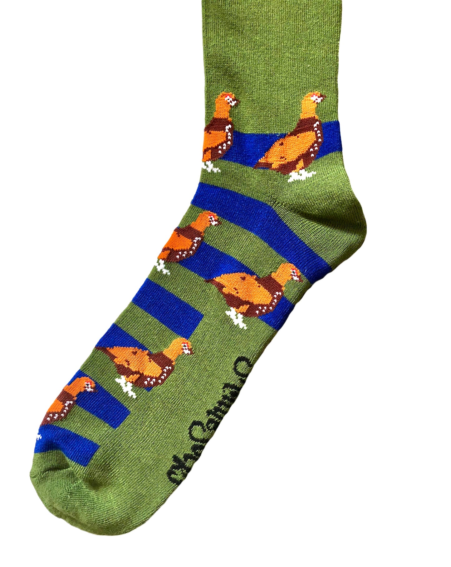 Shuttle Socks Green & Blue Grouse Walking/Shooting Adult 8-12