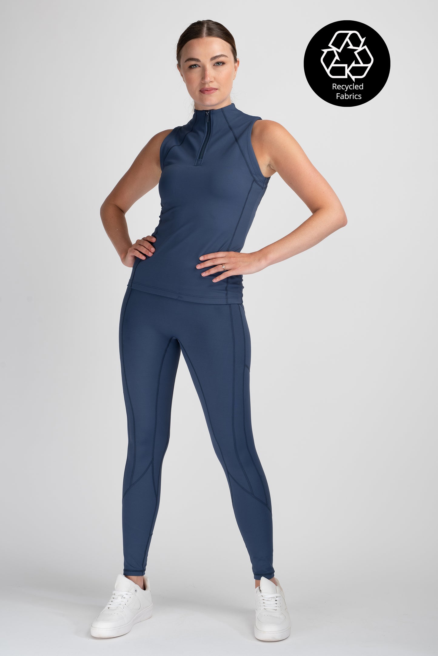 Mochara Technical Leggings in Indigo