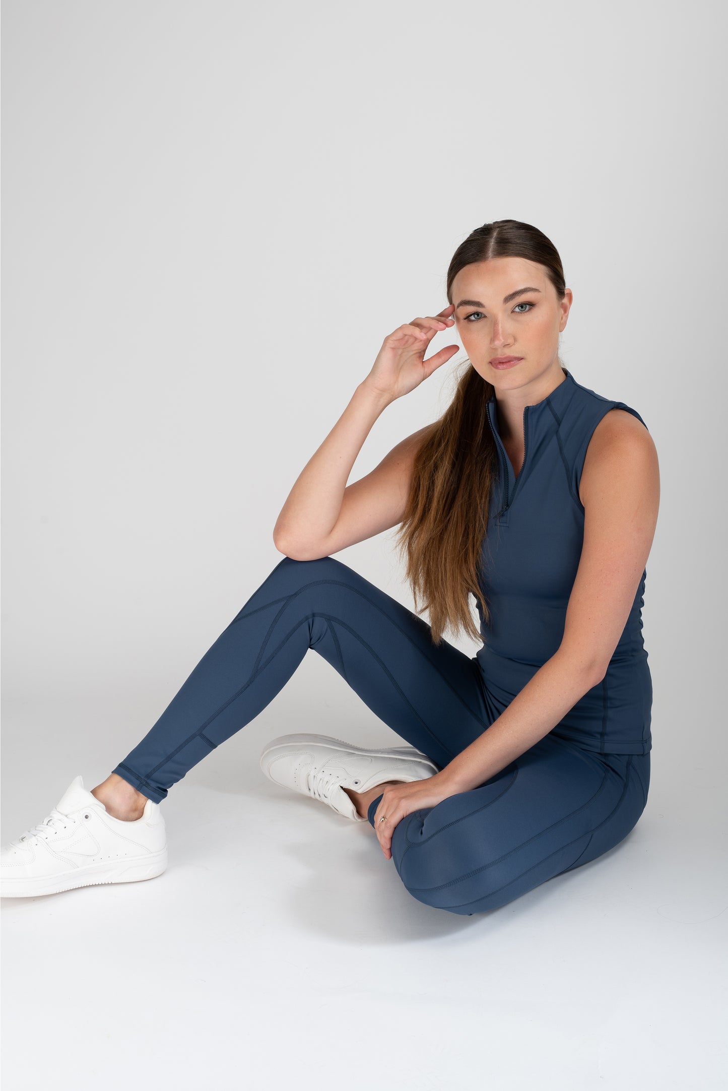 Mochara Technical Leggings in Indigo