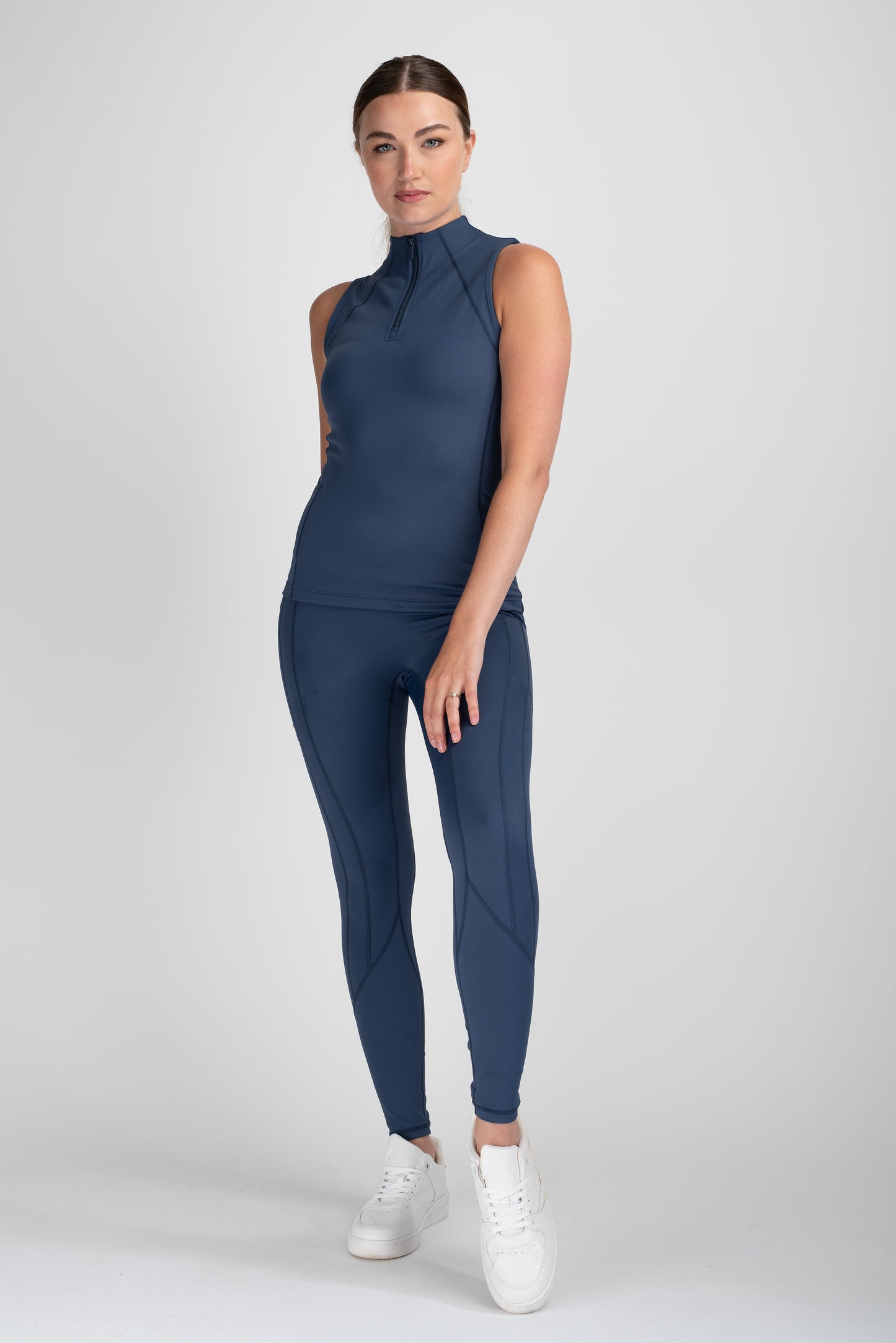 Mochara Technical Leggings in Indigo