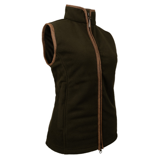 Jack Pyke Ladies Countryman Fleece Gilet Dark Olive