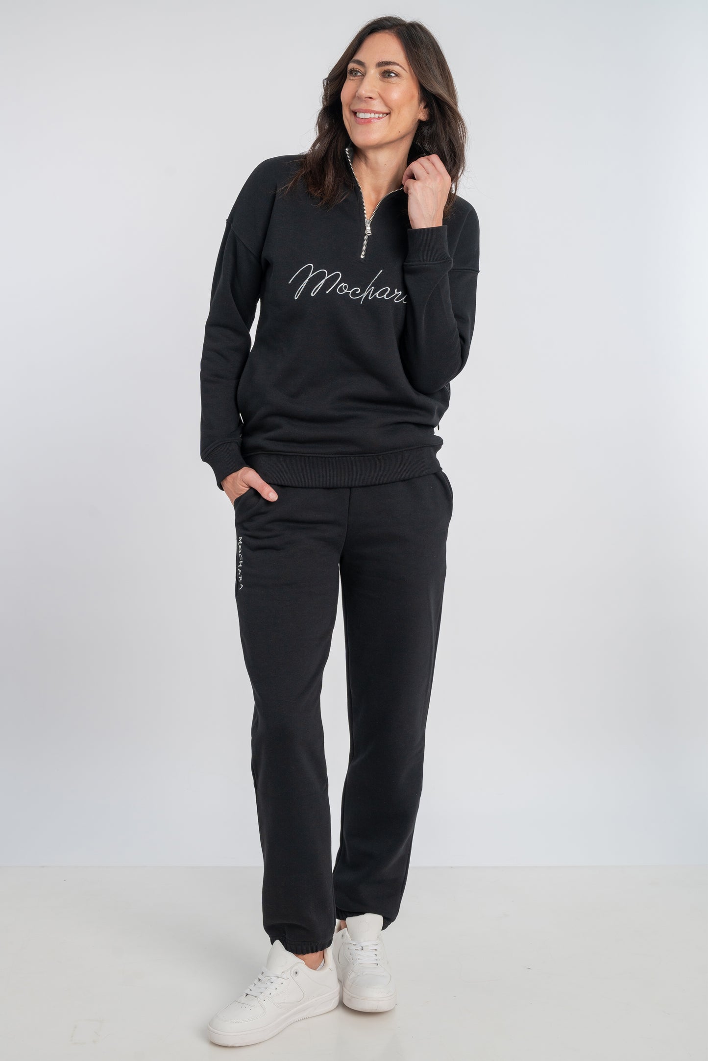 Mochara Half Zip in Black - Limited Edition