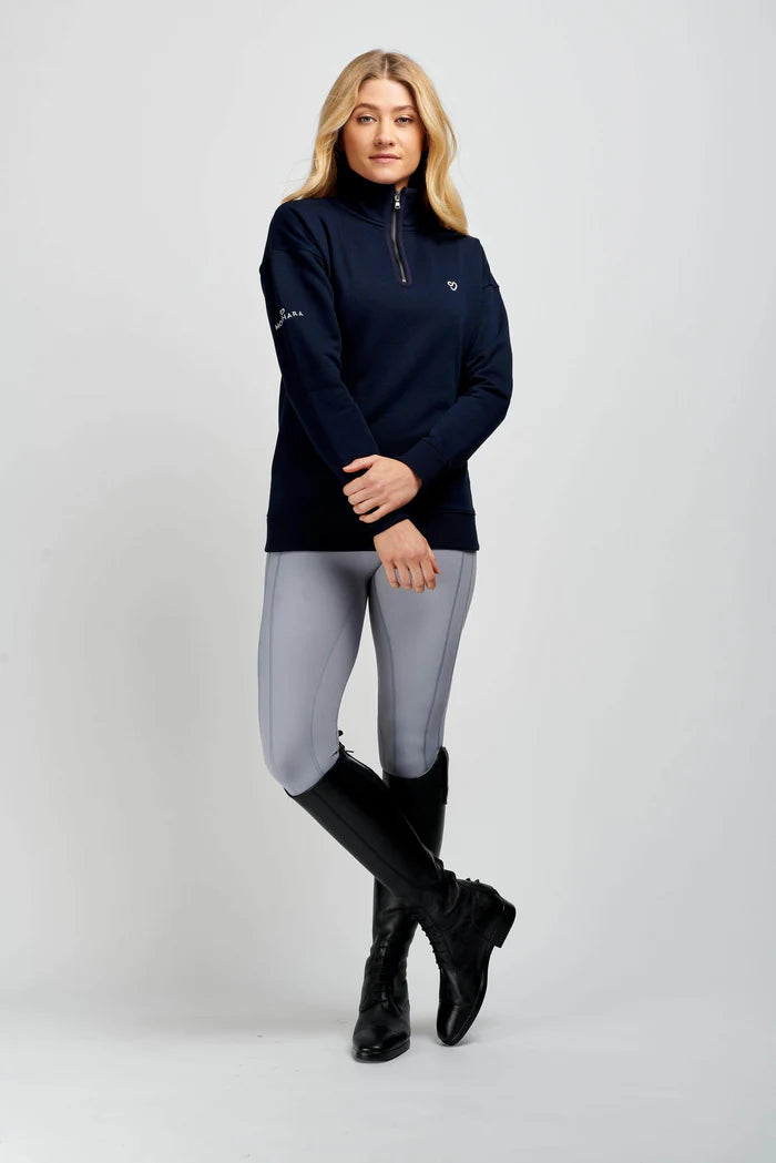 Mochara Half Zip Sweatshirt in Navy