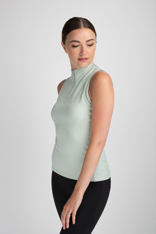 Mochara Sleeveless Base Layer in Sage