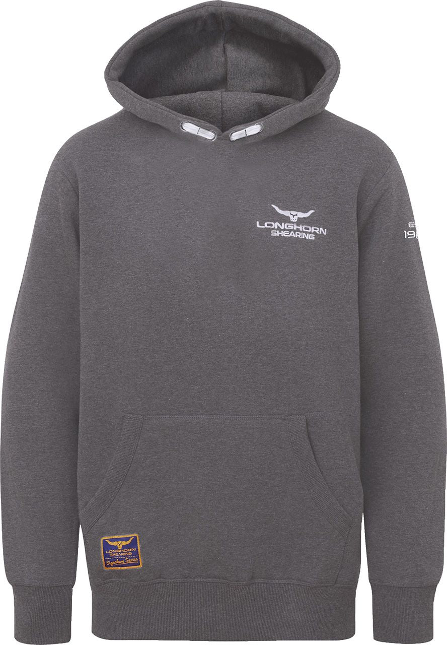 Longhorn Shearing Unisex Signature Hoodie Grey